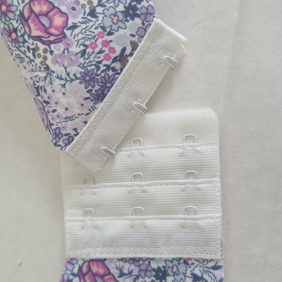 Jessica Simpson Women's Full Figure Bra Underwire Padded Floral Size 42 D - Picture 6 of 8